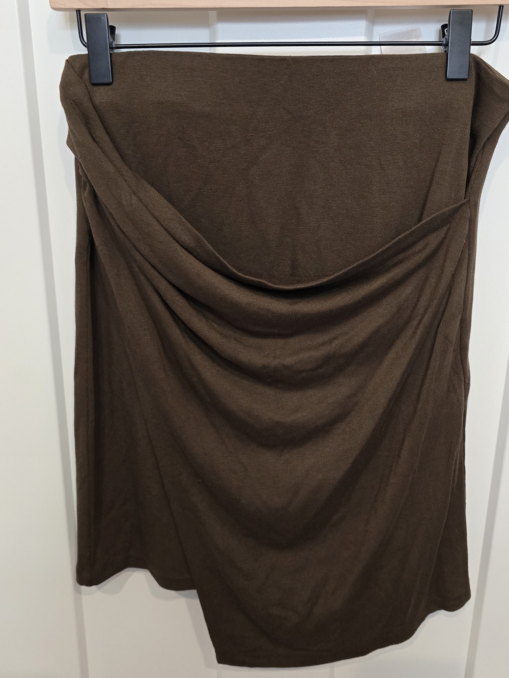 Vince Olive Green Draped Skirt
